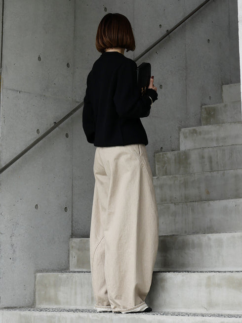 1206. cocoon denim-vintage beige(予約商品)