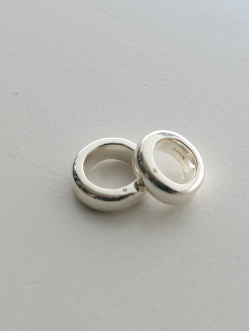 "NEW" middle ring 925 - one diamond(オーダー品)