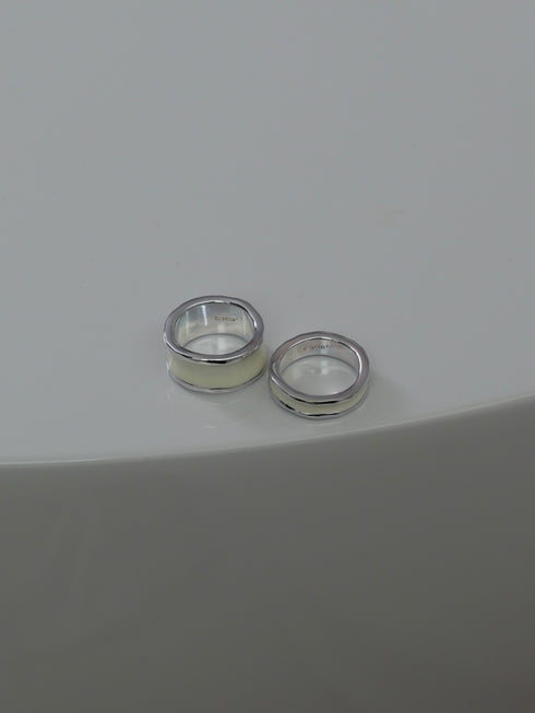 16. silver bobbin † white