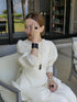 1224. jacquard form peplum top(先行予約)