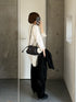 lamb leather shoulder bag