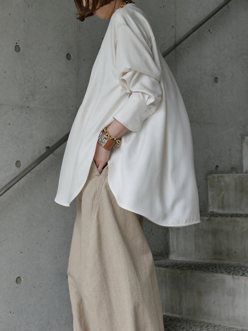 1207. silky flow shirt(予約商品)