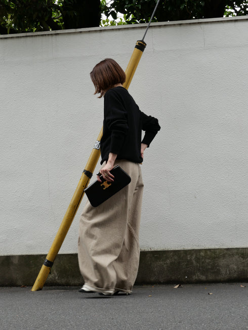 1206. cocoon denim-vintage beige(予約商品)