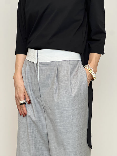 silk wool marvelt pants(予約商品)