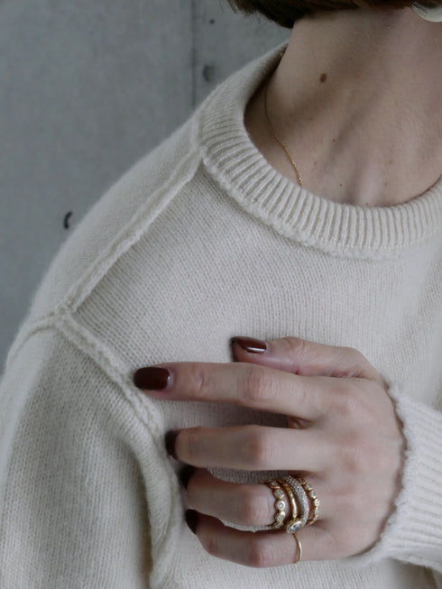 1213. luxe knit 08 cashmere essential(予約商品)