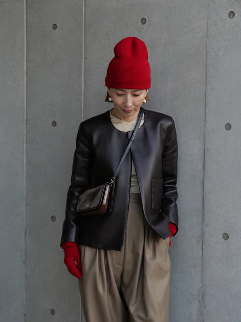 1205. Entrefino lamb leather jacket 02(予約商品)