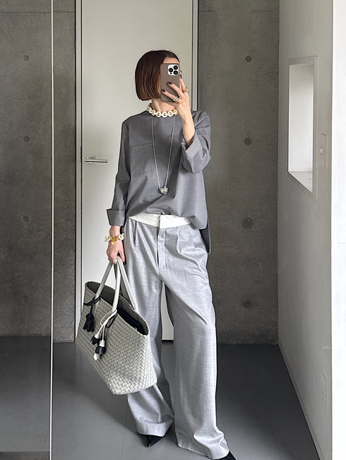 light wool pullover(予約商品)