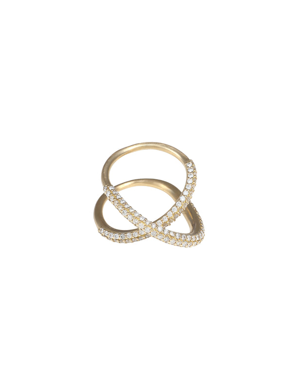✧ NEW ✧ N°50 loop pave ring