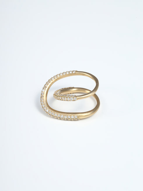 ✧ NEW ✧ N°50 loop pave ring