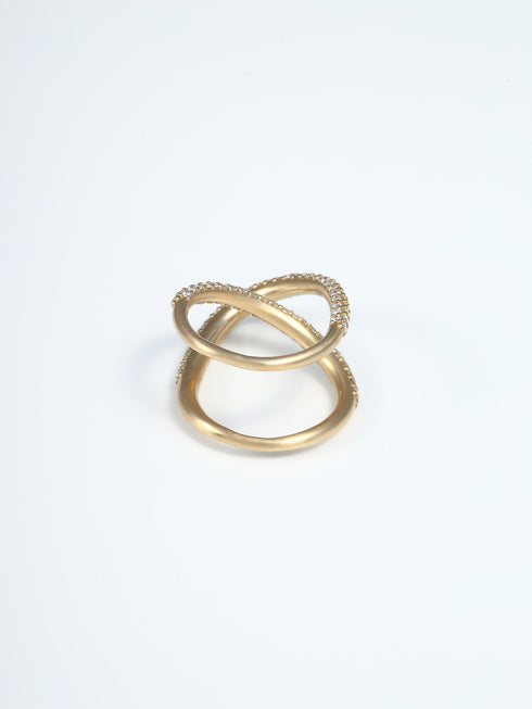 ✧ NEW ✧ N°50 loop pave ring