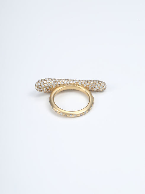 ✧ NEW ✧ N°52 smiley pave ring