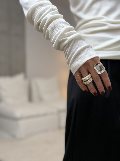 【basic line】back line cut sew(予約商品)