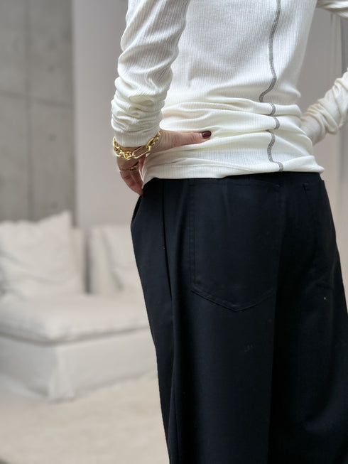 【basic line】back line cut sew(予約商品)