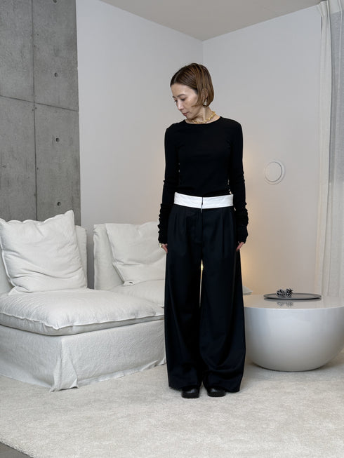 【basic line】back line cut sew(予約商品)