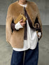 1201. Elise shearling cape jacket(予約商品)※ギフトあり