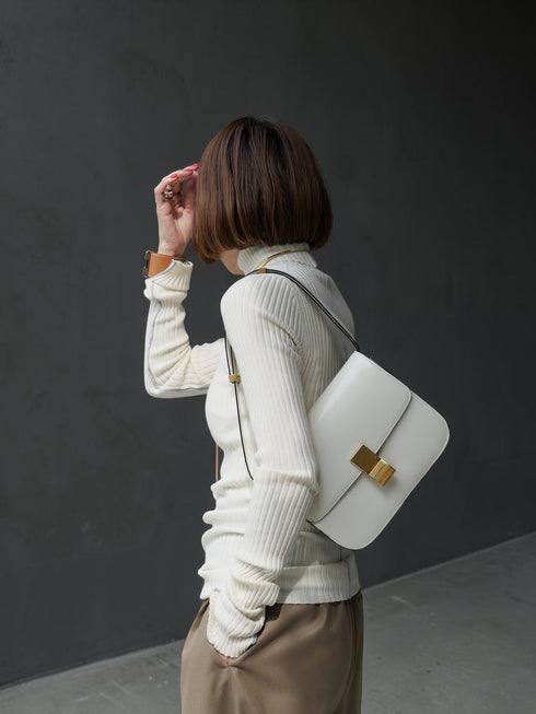1214. line rib turtle knit(予約商品)