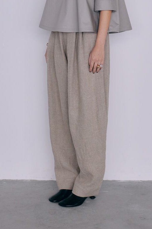 ✧ NEW ✧ rich linen lantern pants(予約商品)