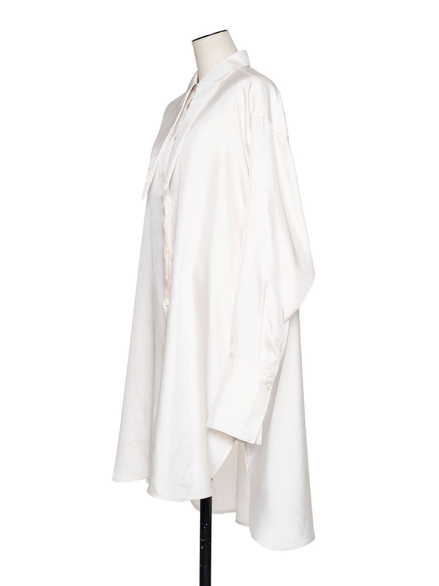 トップス chieko+ plain satin shirt silky drape shirt｜CHIEKO+(チエコプラス)公式通販