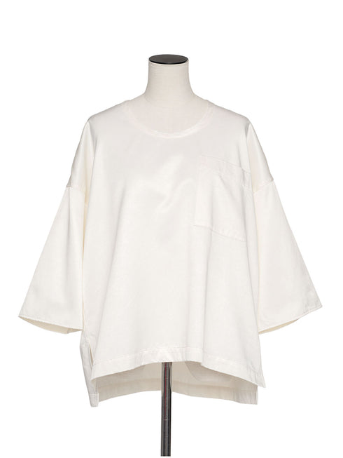1022. cupro-cotton pullover