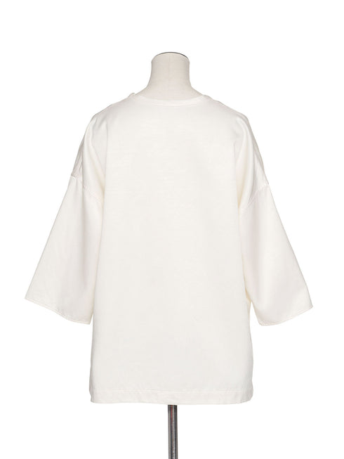 1022. cupro-cotton pullover