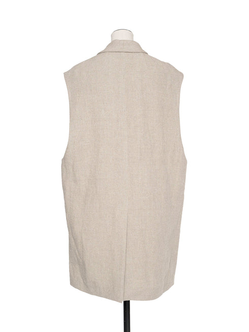 ✧ NEW ✧ rich linen jilet(予約商品)