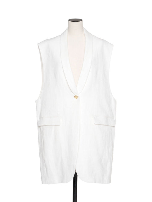 ✧ NEW ✧ rich linen jilet(予約商品)