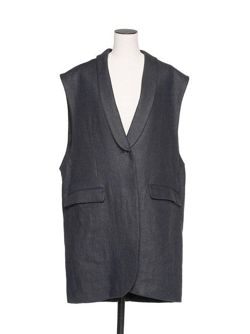 1017. rich linen jilet