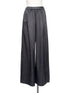 1011. cupro-cotton cylinder wide pants