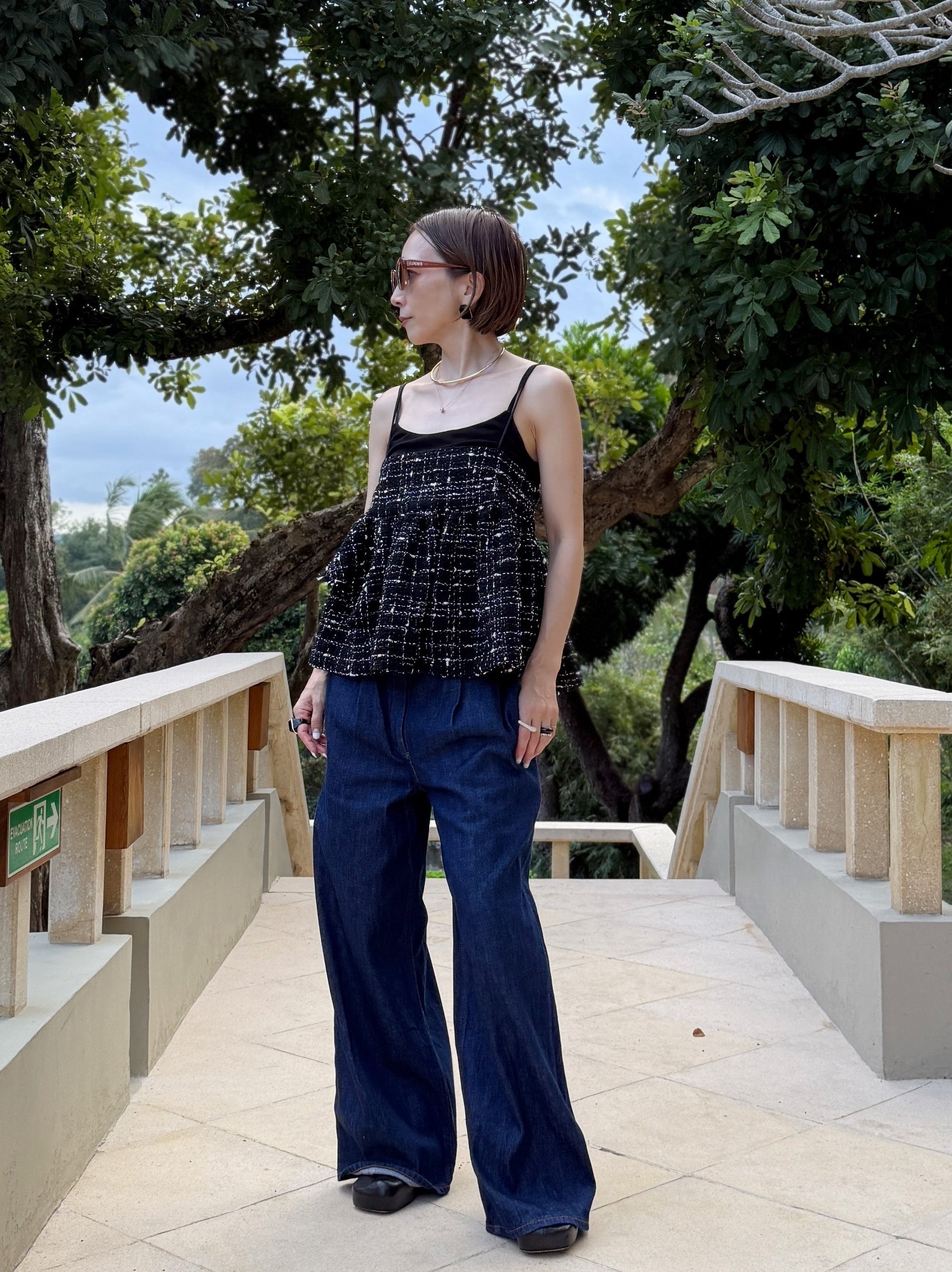 新品未使用　CHIEKO+ plume Layered Top 黒　38 plume Layered Top｜CHIEKO+(チエコプラス)公式通販
