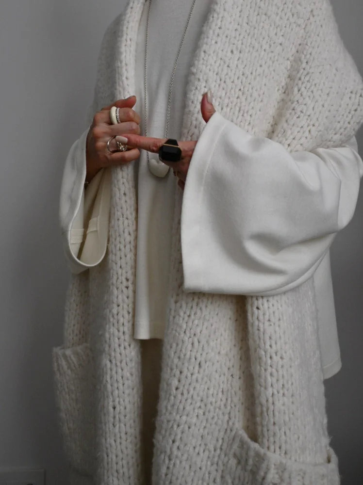 luxe knit 04 stole (baby cashmere)|CHIEKO+(チエコプラス luxe knit 04 stole (baby cashmere)|CHIEKO+(チエコプラス