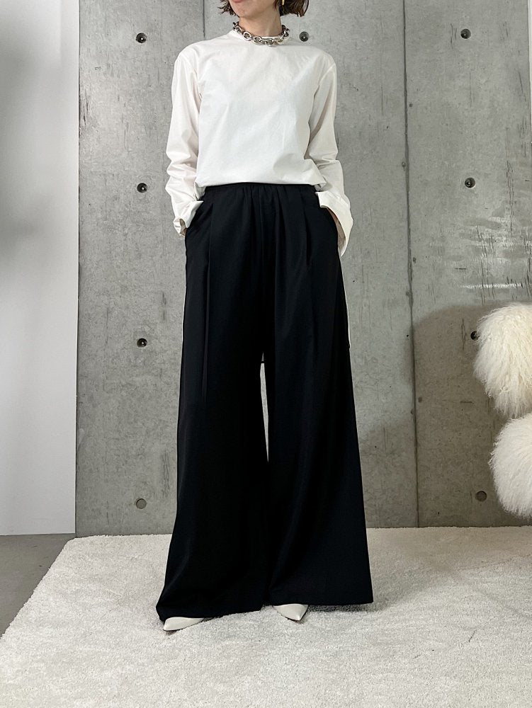CYLINDER silk wool pants｜CHIEKO+(チエコプラス)公式通販
