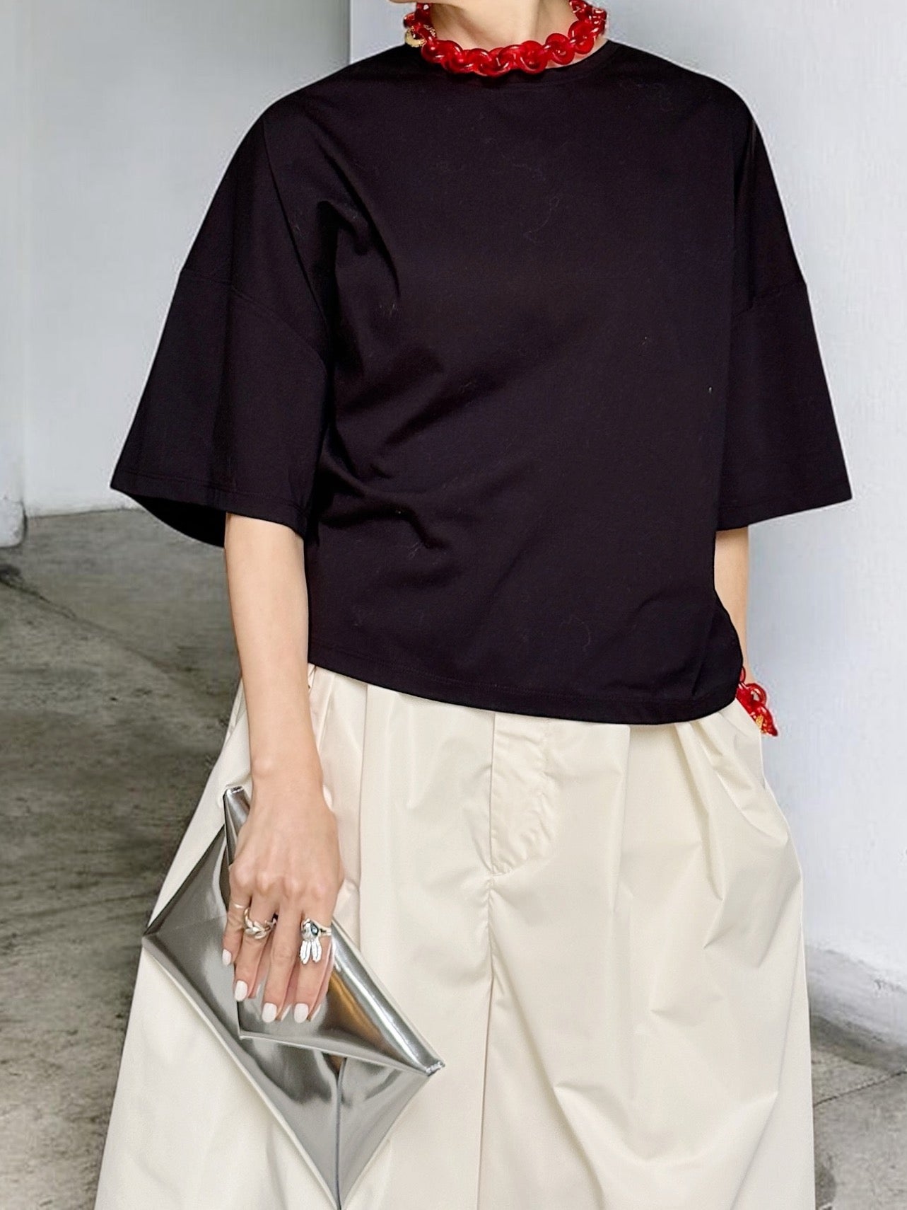 新品未使用　CHIEKO+ plume Layered Top 黒　38 TOPS｜CHIEKO+(チエコプラス)公式通販