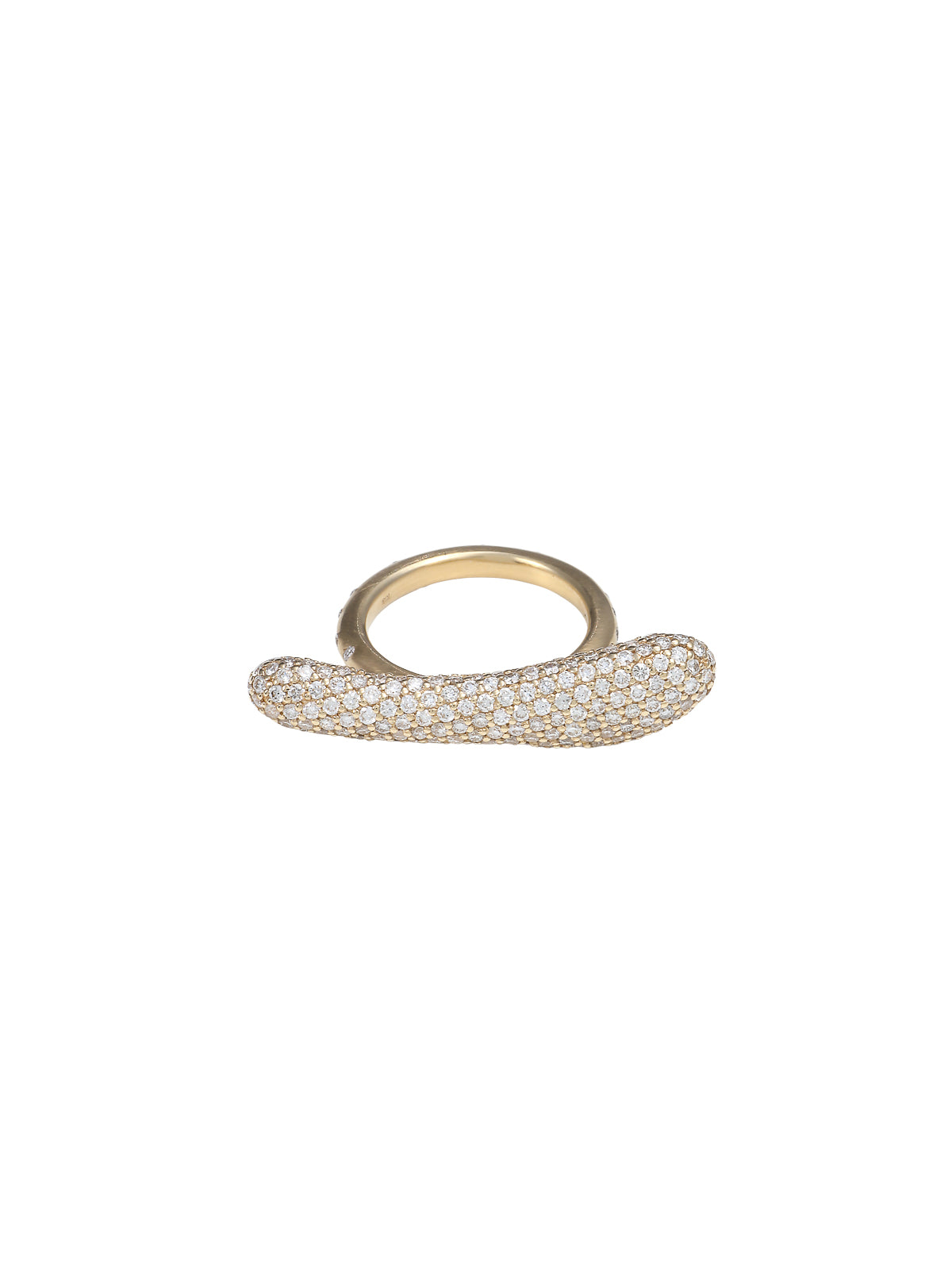 【新品未使用】Chieko+ チエコプラス caviar bangle ゴールド CHIEKO+(チエコプラス) curvy ringリング ゴールド サイズ 16号